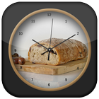 Bread Clock Live Wallpaper icône
