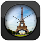 Eiffel Tower Clock Live Wallpaper icône