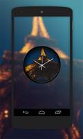 Eiffel Tower Clock Live Wallpaper capture d'écran 2