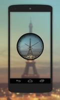 Eiffel Tower Clock Live Wallpaper capture d'écran 3