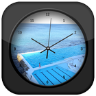 Swimming Pool Clock Live Wallpaper icône