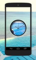 Swimming Pool Clock Live Wallpaper स्क्रीनशॉट 1