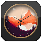 Nature Paint Clock Live Wallpaper иконка