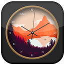 Nature Paint Clock Live Wallpaper APK