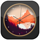 Nature Paint Clock Live Wallpaper icône