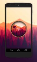 Nature Paint Clock Live Wallpaper скриншот 1