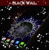 Black Wall Clock screenshot 3