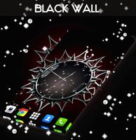 Black Wall Clock ảnh chụp màn hình 1