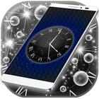 Black Live Clock Wallpaper simgesi