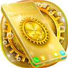 Rich Clock Live Wallpaper أيقونة