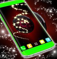 Night Clock Live Wallpaper تصوير الشاشة 2