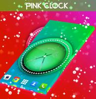 Pink Clock Live Wallpaper 截圖 2