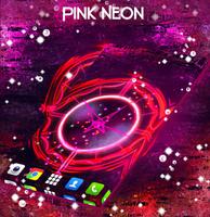 Pink Neon Clock screenshot 1