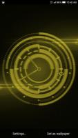 Mystic Halo Clock WallPaper capture d'écran 1