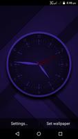 Black and White Clock Live WallPaper screenshot 3