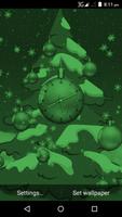 Christmas Tree Clock Live Wallpaper capture d'écran 3