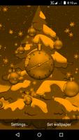 Christmas Tree Clock Live Wallpaper ภาพหน้าจอ 1