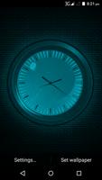 Clock on Screen Clock Live WallPaper capture d'écran 2