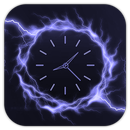 Electric Glow Clock Live WallPaper aplikacja