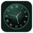 Free Black Clock Live Wallpaper aplikacja