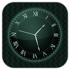 Free Black Clock Live Wallpaper ikona