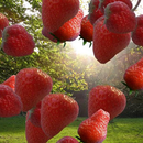 Floating Strawberries Free APK
