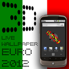 3D Clock ITALY FLAG WALLPAPER icon
