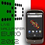 3D Clock ITALY FLAG WALLPAPER icon