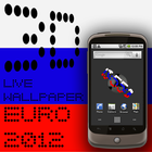 3D CLOCK RUSSIA FLAG WALLPAPER-icoon