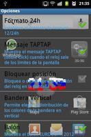 3D CLOCK RUSSIA FLAG WALLPAPER Ekran Görüntüsü 1