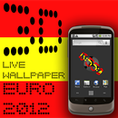 APK 3D Clock SPANISH FLAG
