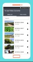 To mp4 3gp webm Video Converte पोस्टर