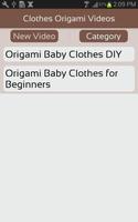 Clothes Origami Videos تصوير الشاشة 1