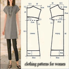 clothing patterns for women ikon