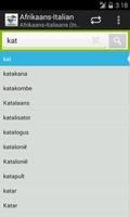 Afrikaans-Italian Dictionary screenshot 2