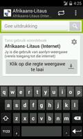 Afrikaans-Lithuanian الملصق