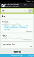 Afrikaans-Slovak Dictionary captura de pantalla 3