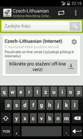 Czech-Lithuanian Dictionary الملصق
