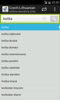 Češtino-Litevština slovník screenshot 2