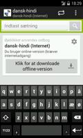 Dansk-Hindi Ordbog постер