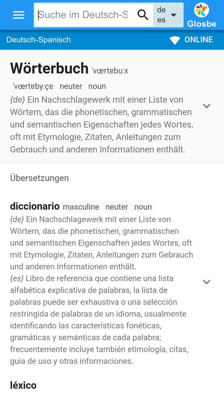 Spanisch Deutsch Wörterbuch For Android Apk Download