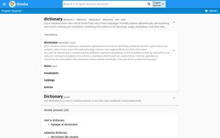 Spanish-English Dictionary screenshot 3