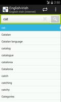 English-Irish Dictionary capture d'écran 2