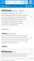 Latvian-English Dictionary Cartaz