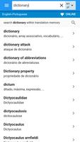 Portuguese-English Dictionary تصوير الشاشة 1