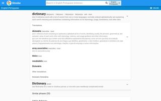 Portuguese-English Dictionary تصوير الشاشة 3