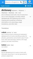 Swedish-English Dictionary 海报