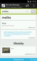 Basque-Slovak Dictionary screenshot 3