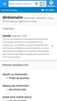 Slovaque-Français Dictionnaire 海報