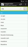 Hungarian-Latin Dictionary capture d'écran 1